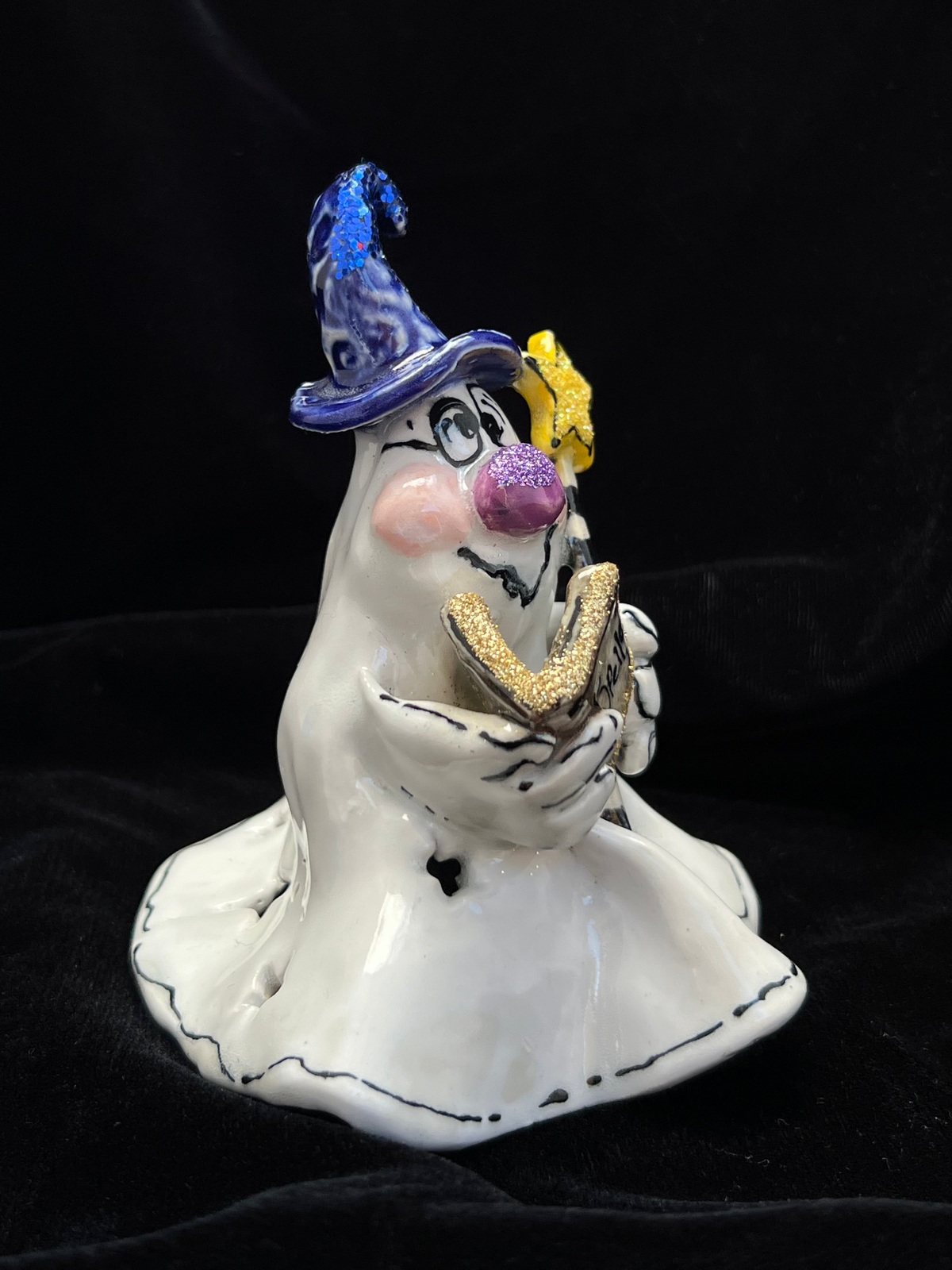 Book of Spells Ghost Figurine