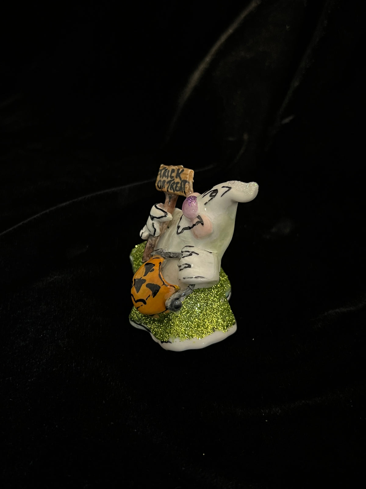 Trick or Treat Ghost Figurine