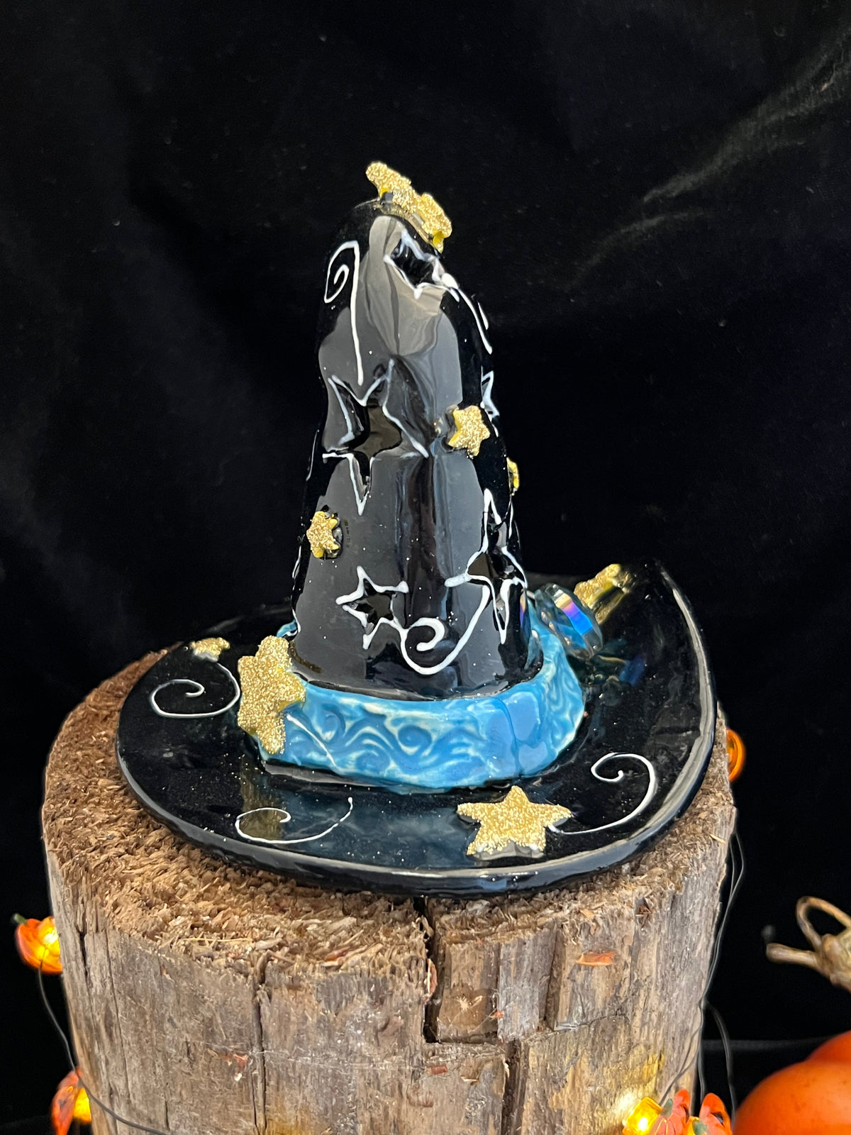 Stars and Swirls Witch Hat