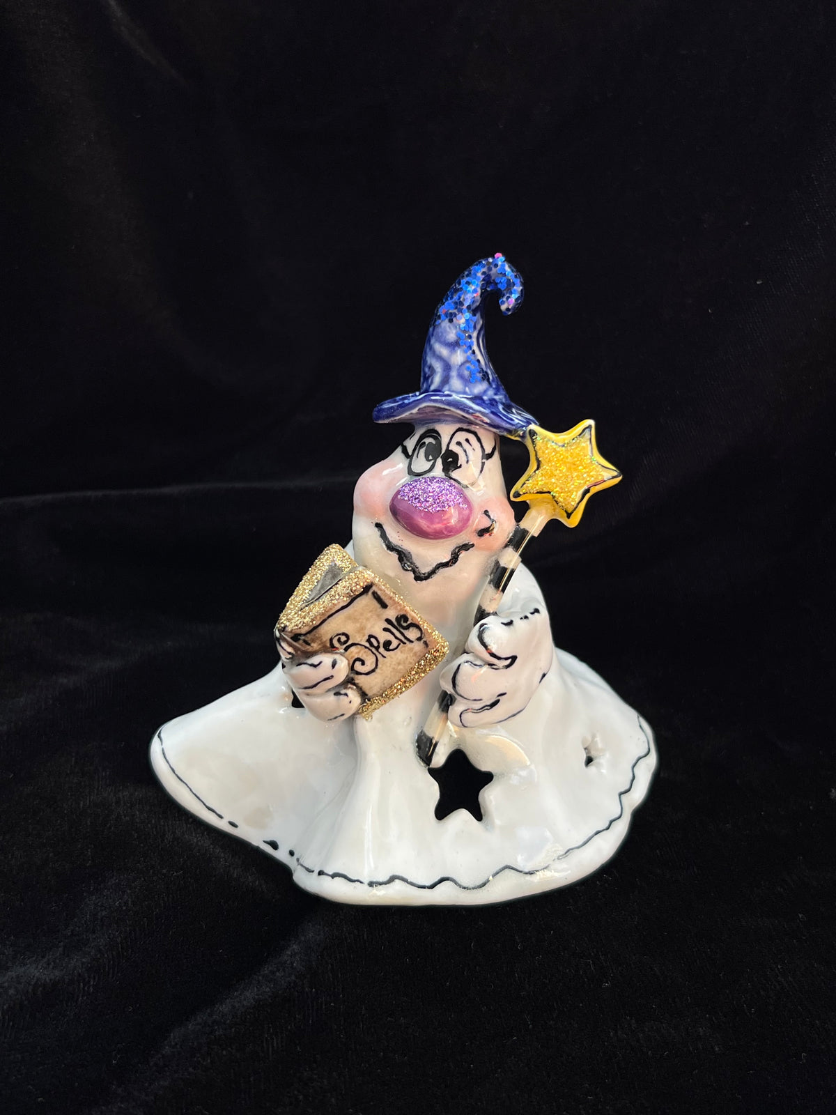 Book of Spells Ghost Figurine