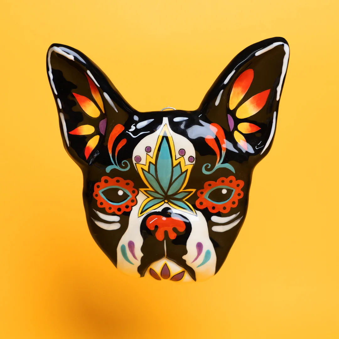 Clayworks Day of the Dead Dog Face Mask