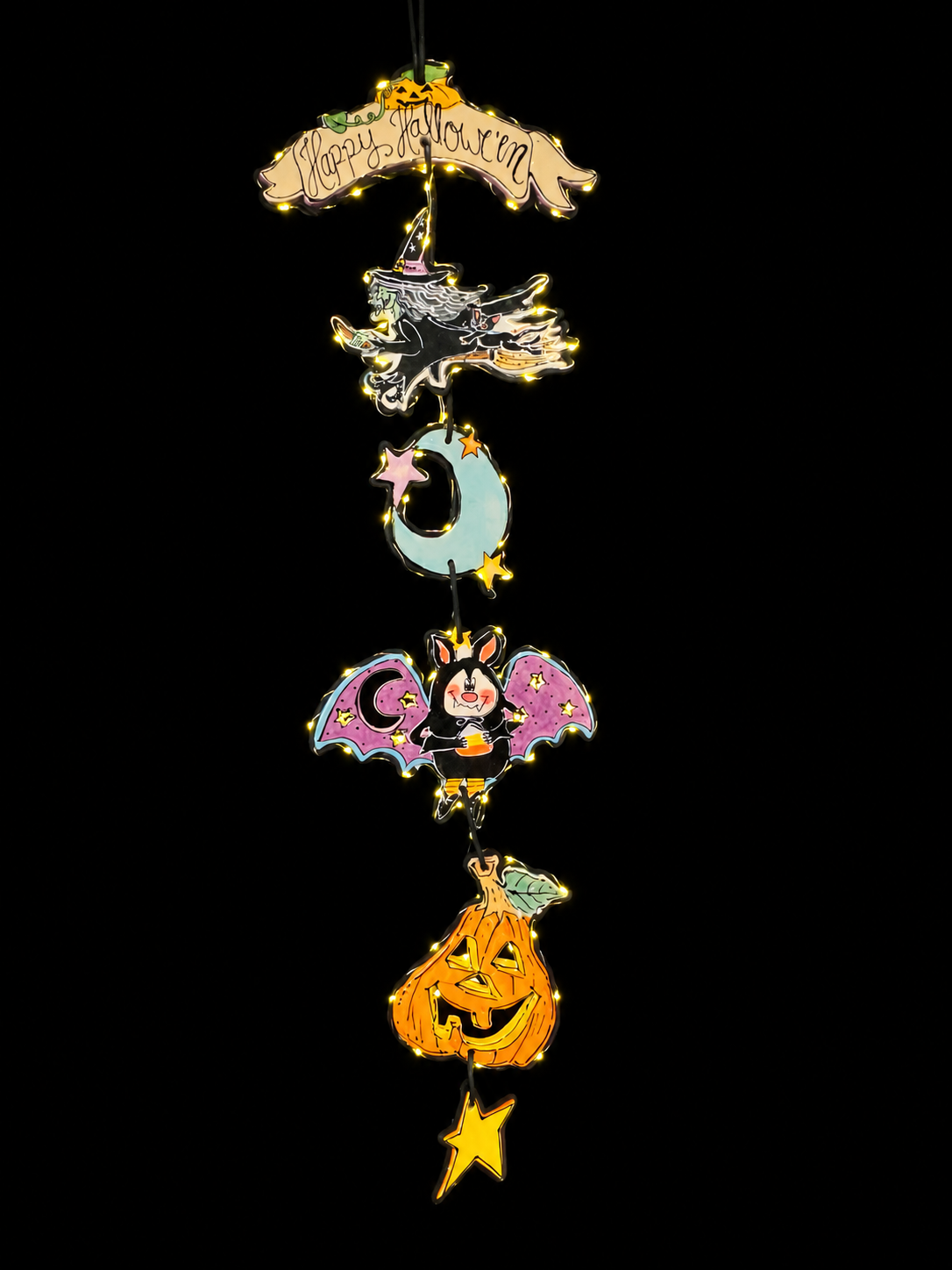 36” Halloween String of Ornaments