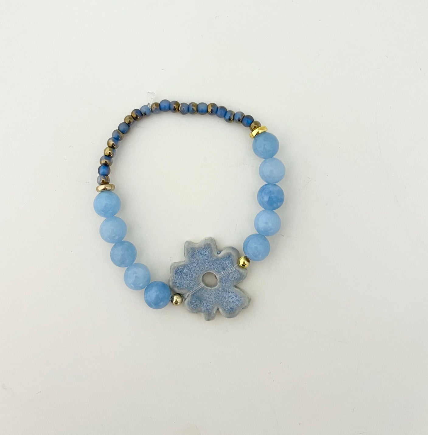 Beginner Bracelet with Studio Made Bead