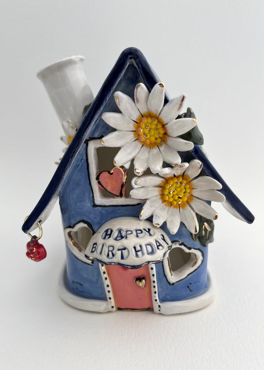 Daisy Happy Birthday Candle House