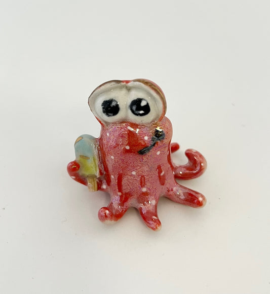 "Tiny" the Red Octopus