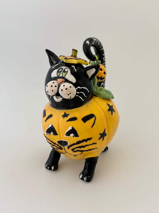 "Shadow" The Pumpkin Cat