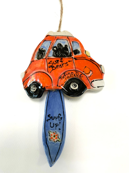 Surf Bears Wind Chime