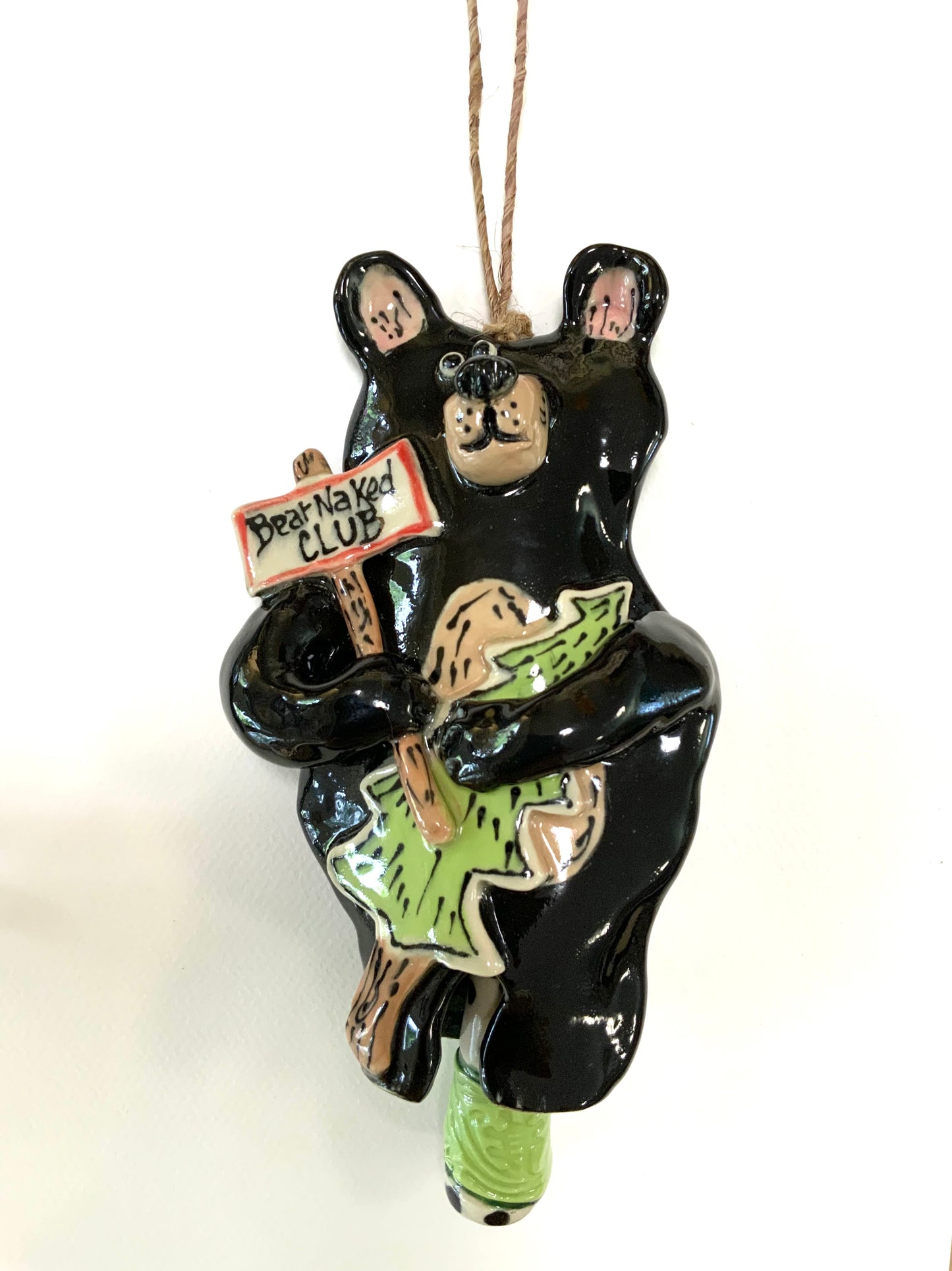 Bear Naked Club Wind Chime