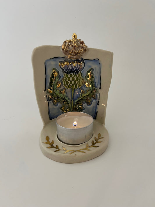 Thistle Tealight Holder