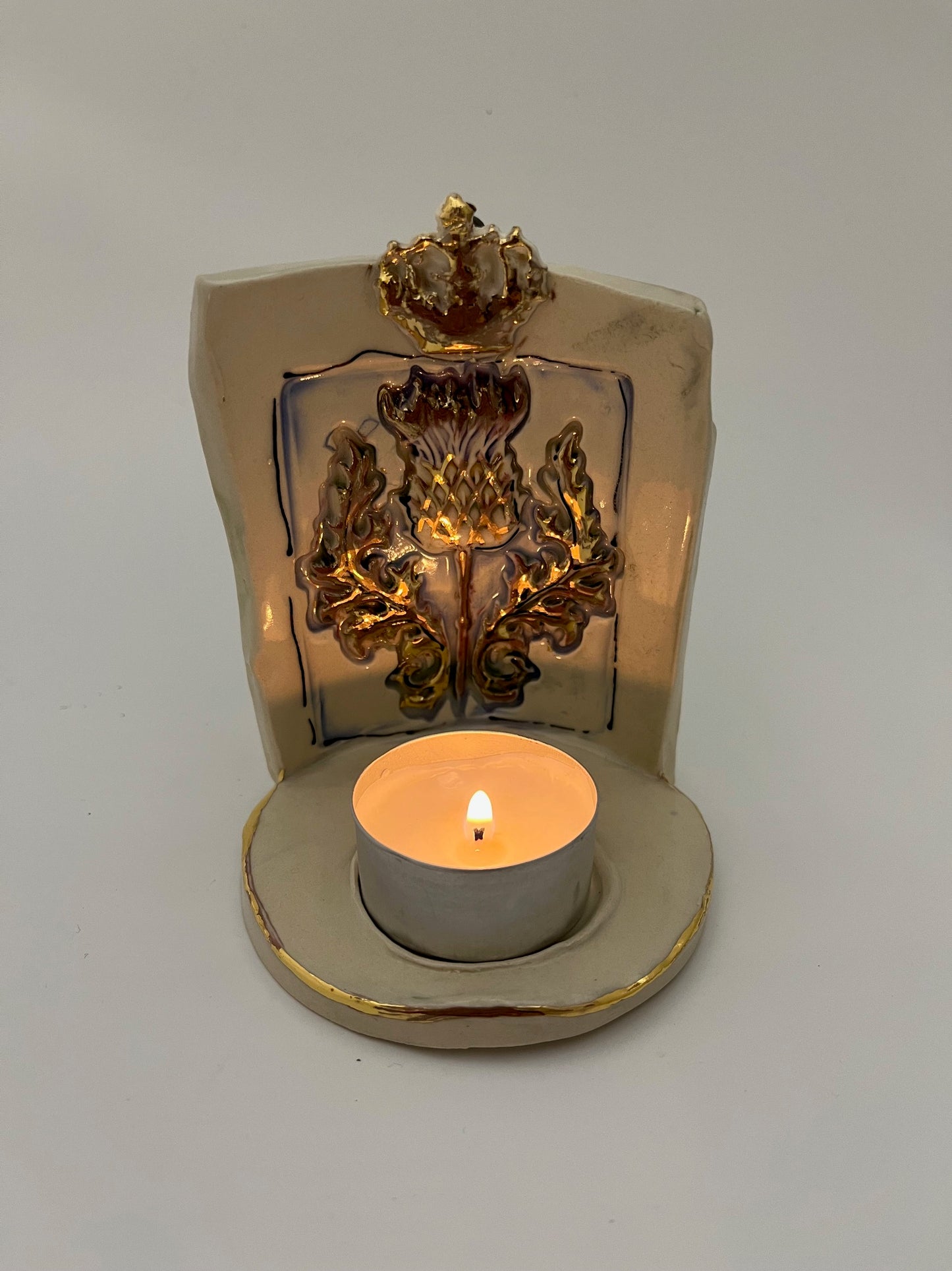 Thistle Tealight Holder