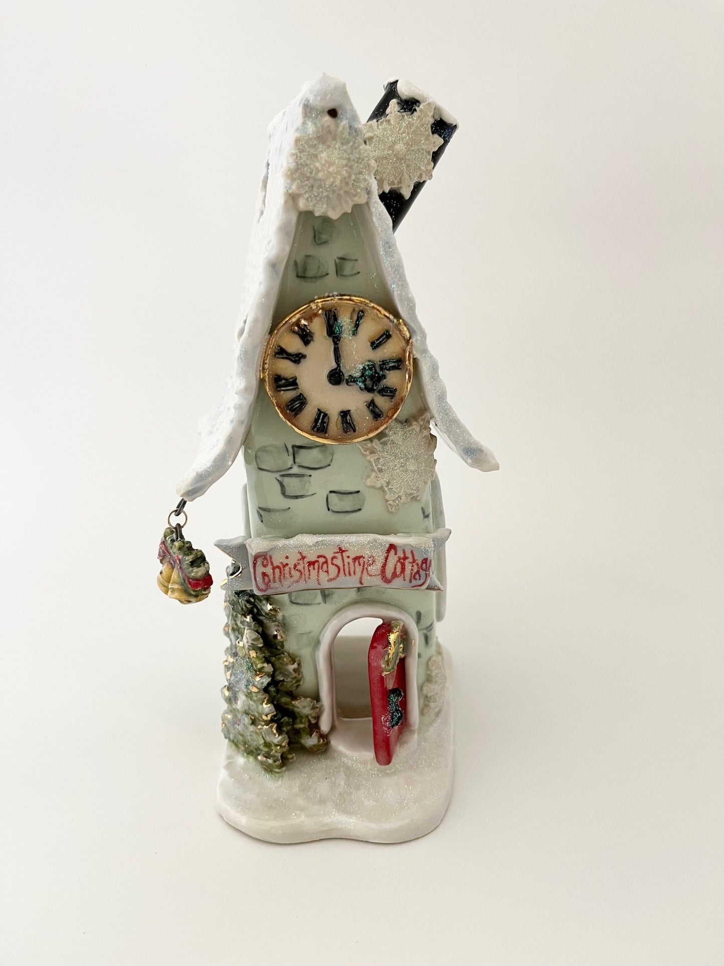 Christmas Cottage Candle House