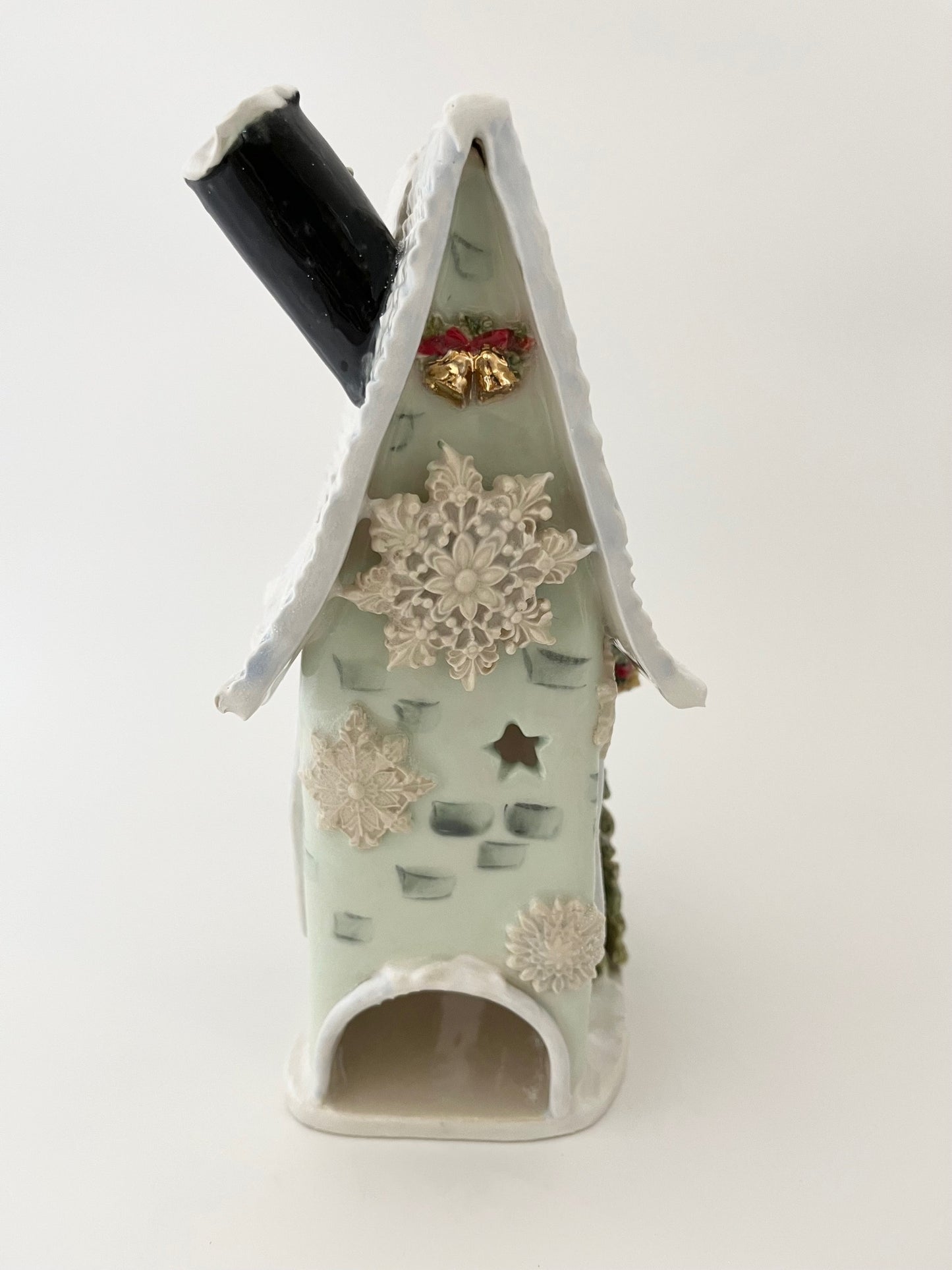 Christmas Cottage Candle House