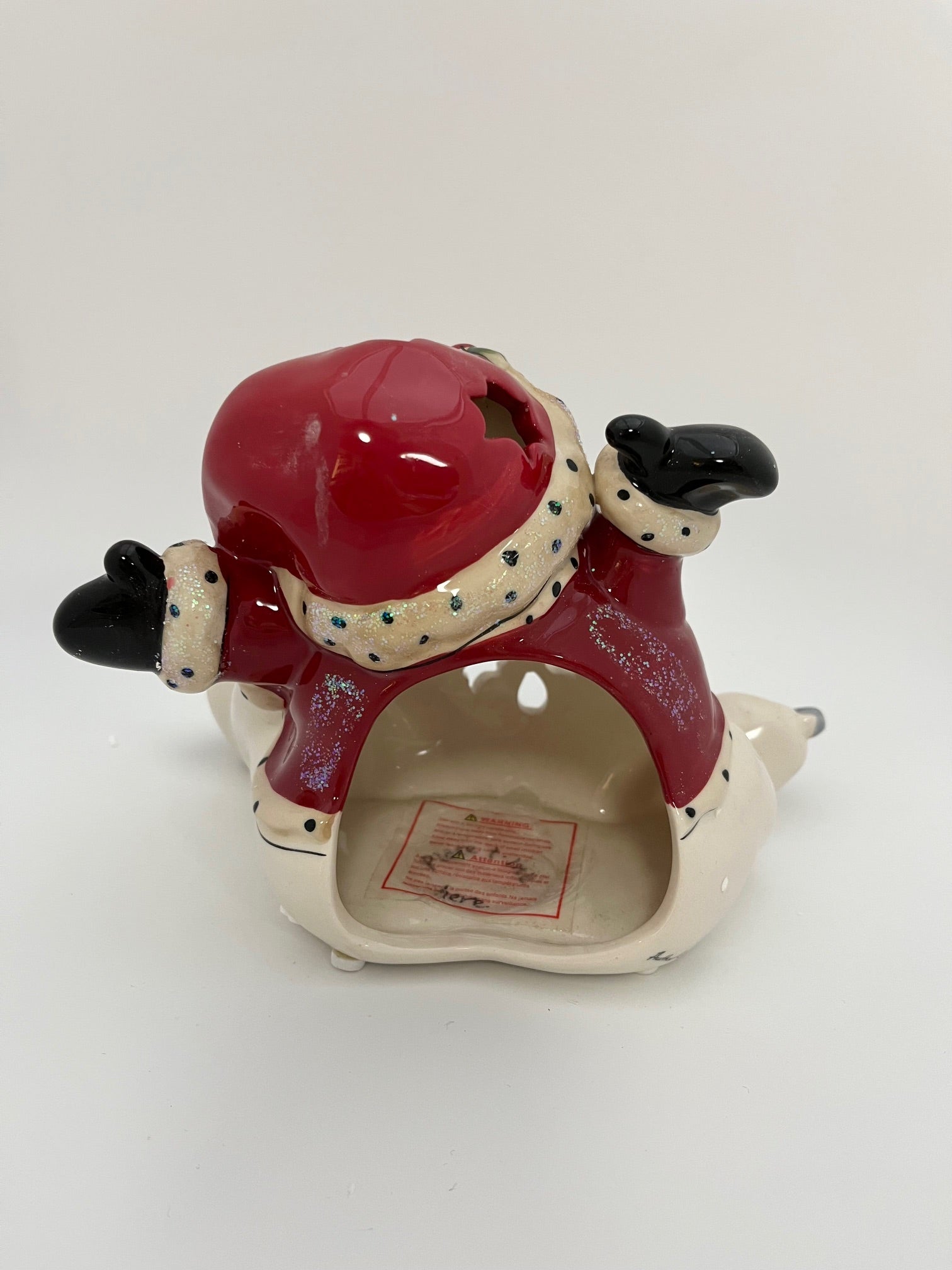 Skating Snowmen Trio Tealight Holder Set – Heather Goldminc