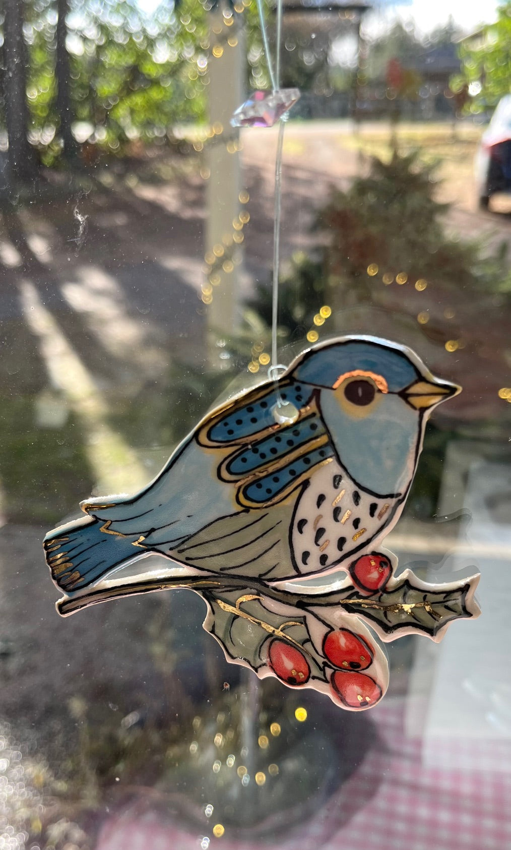 Winter Blue Bird