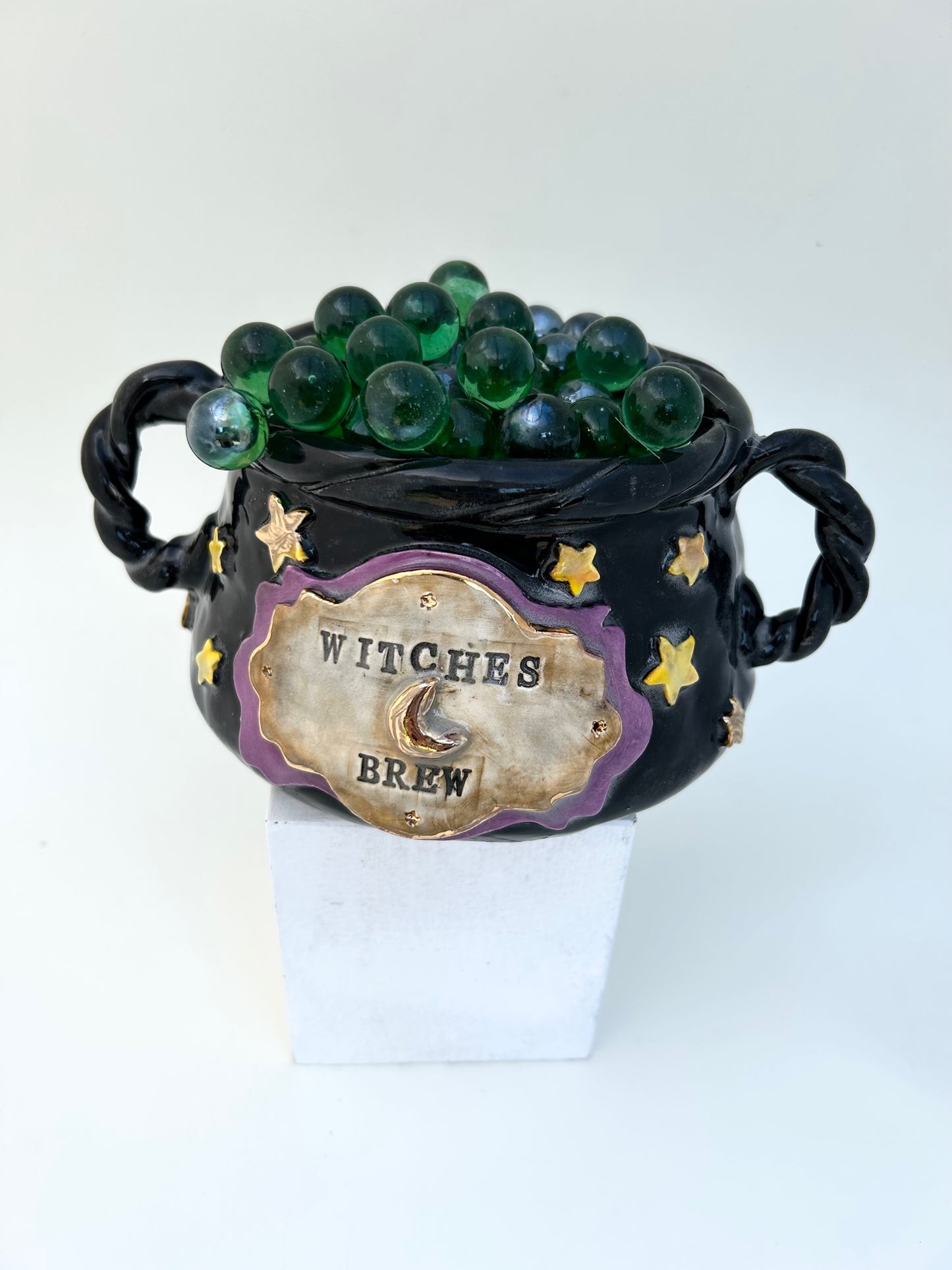 Witch's Brew Battery Tea Light Holder