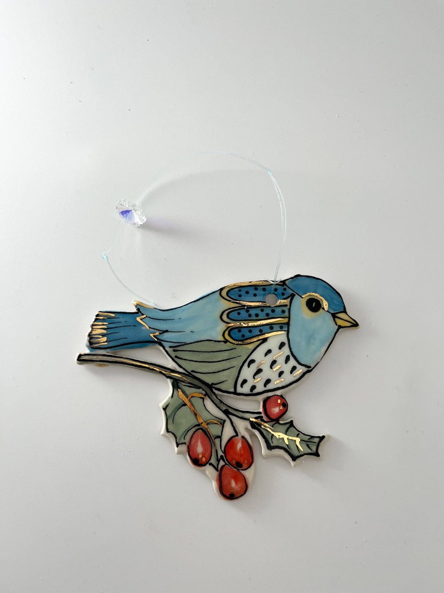 Winter Blue Bird