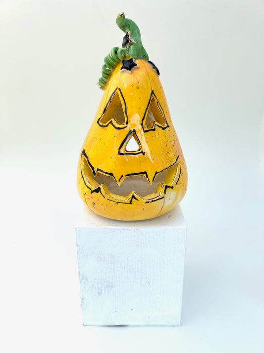 Pumpkin Battery Tea Light Holder