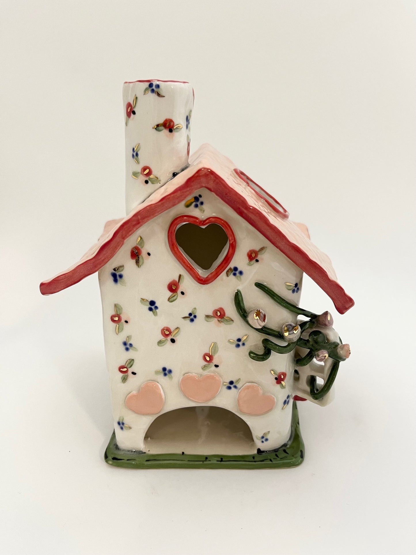 Sweet Floral Mouse Candle House