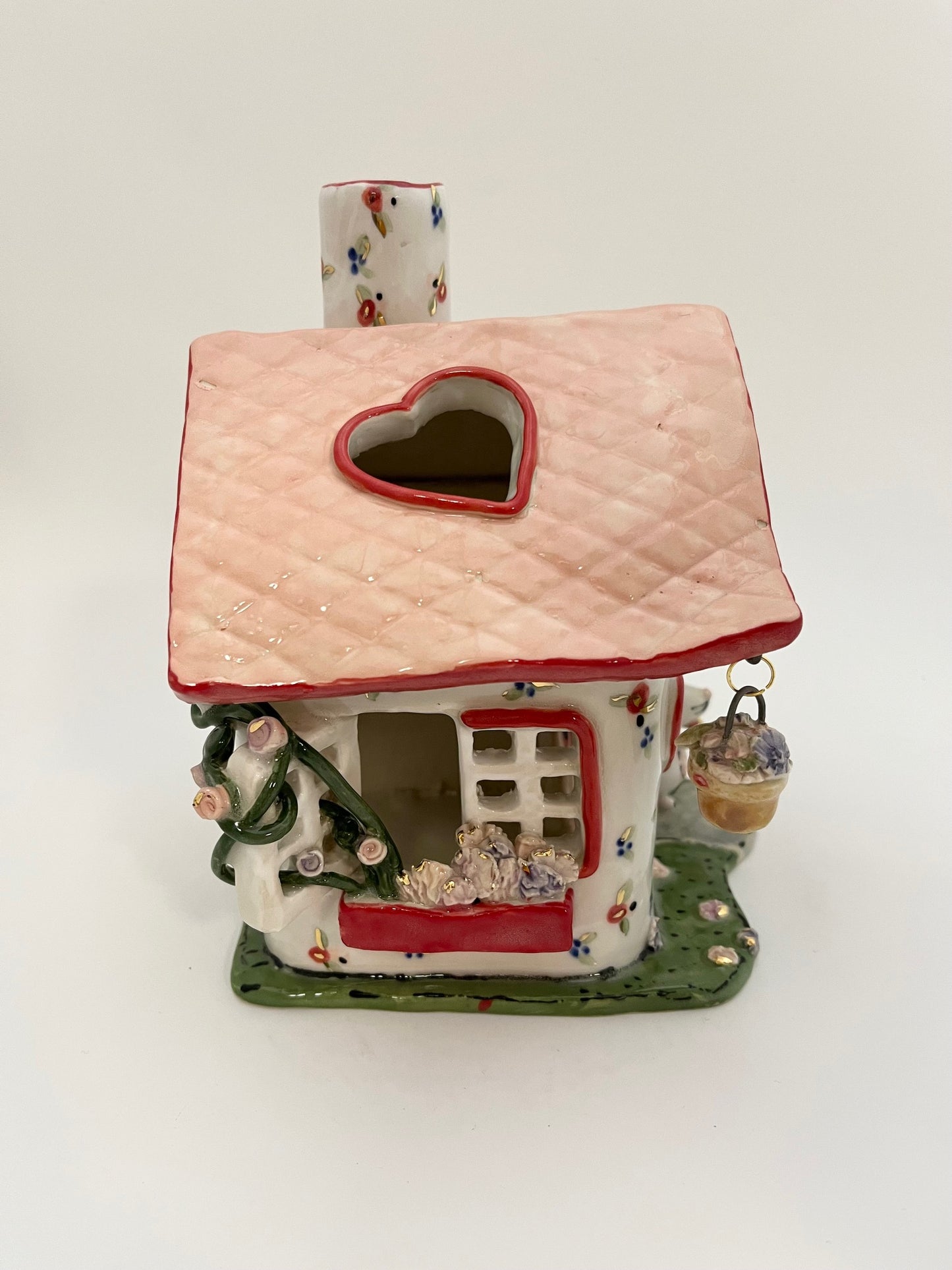 Sweet Floral Mouse Candle House