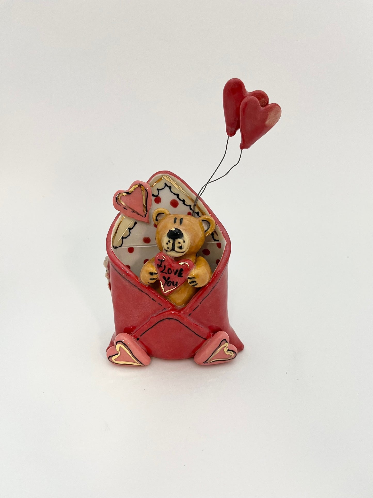Bear Love Envelope with Heart