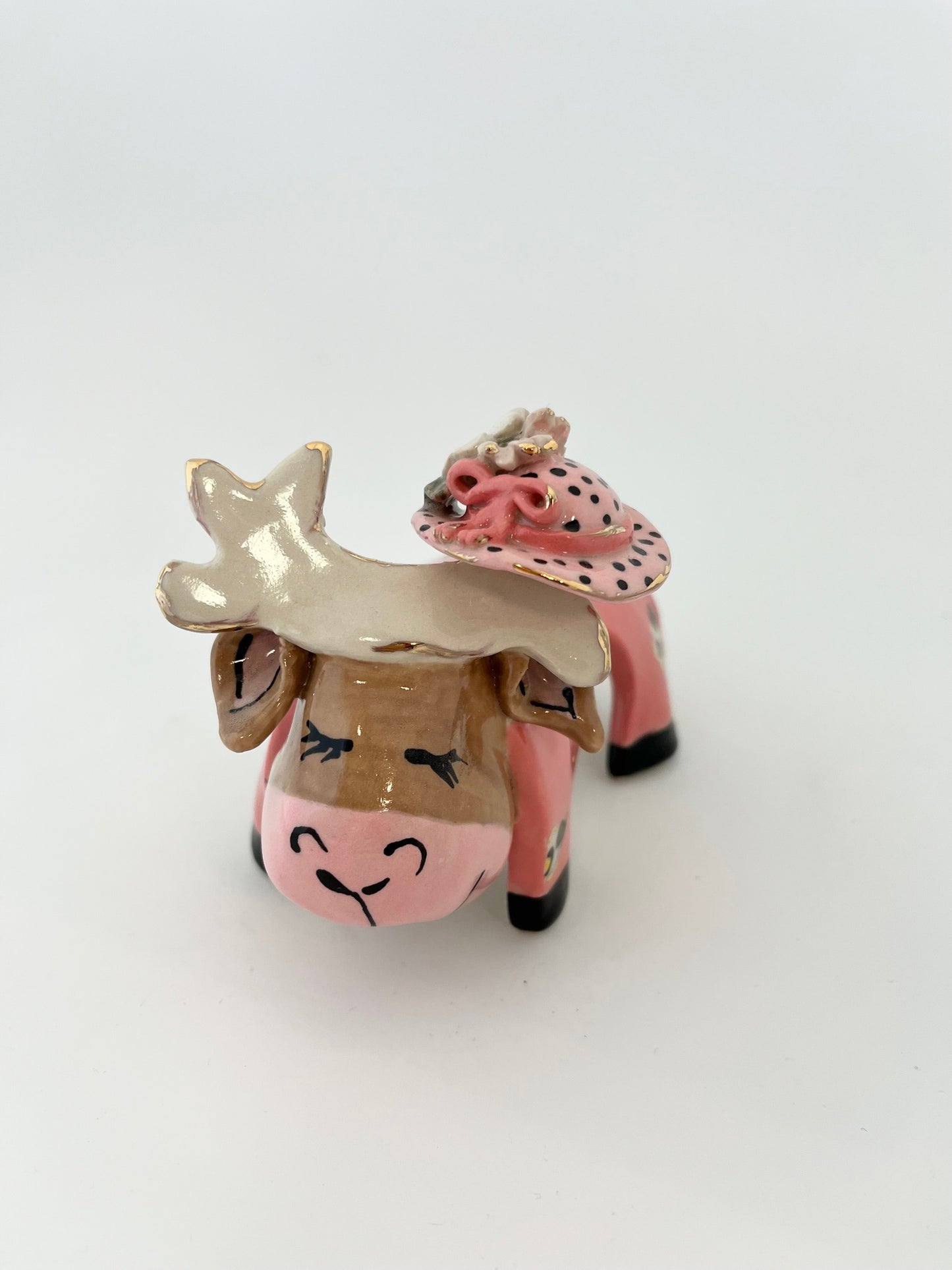 "Bonnie" the Spring Moose in Pajamas