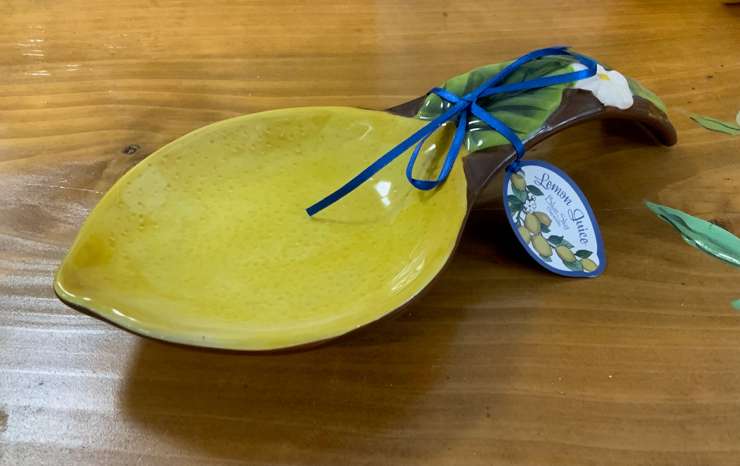 Summer Cottage Lemon Spoon Rest