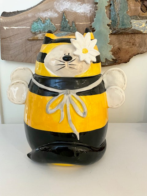 Bumble Cat Cookie Jar