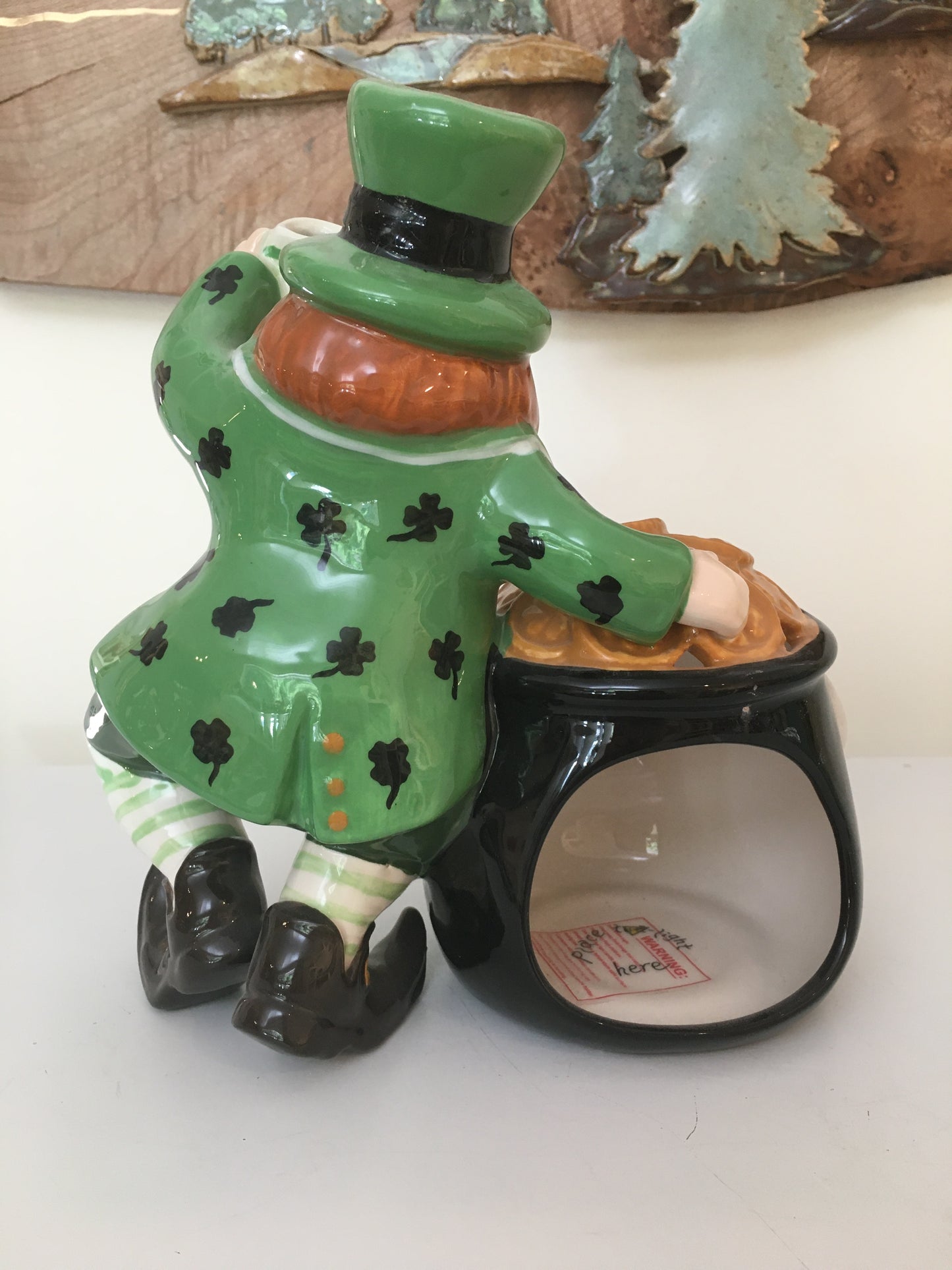 Leprechaun with Gold Pot