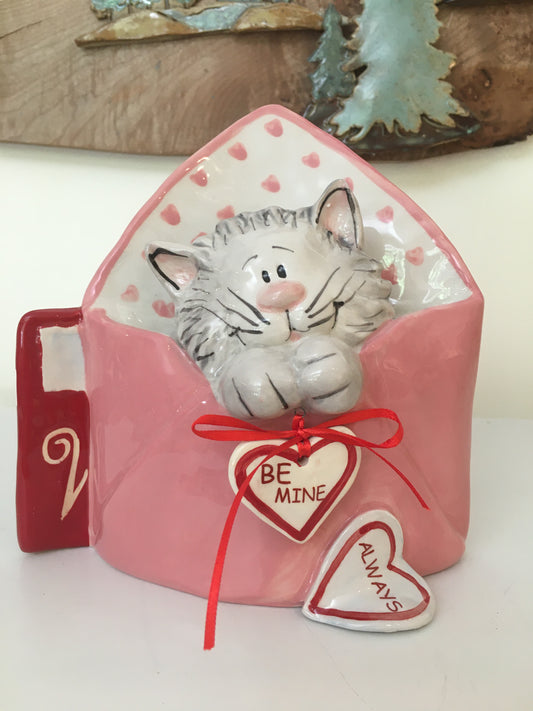 Sent With Love Kitten Figurine