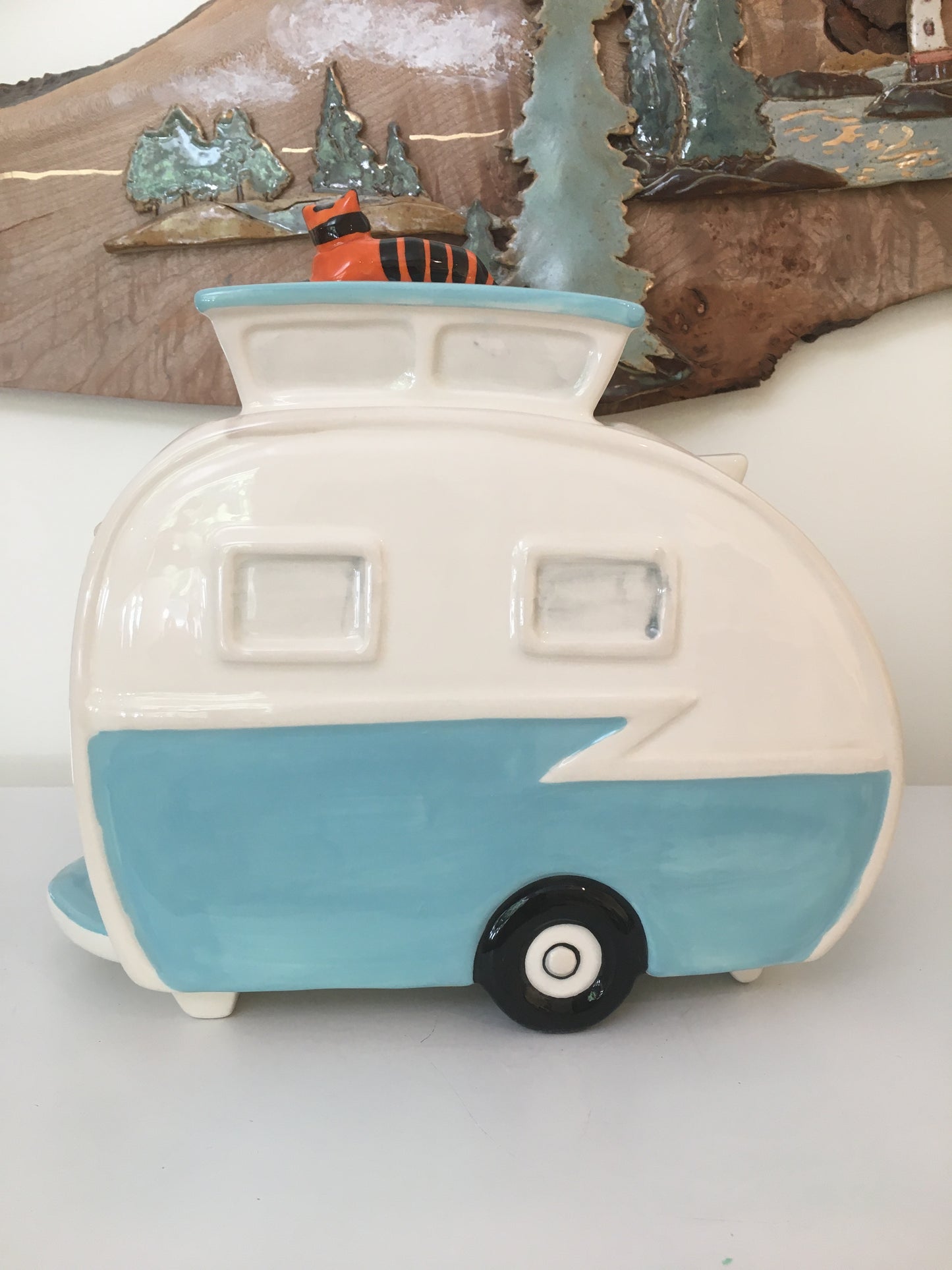 Camper Pet Treat Jar