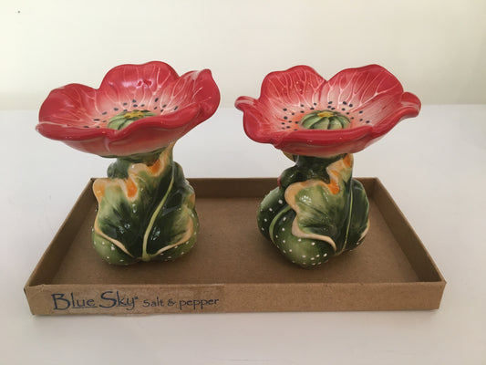 Red Poppy Salt and Pepper