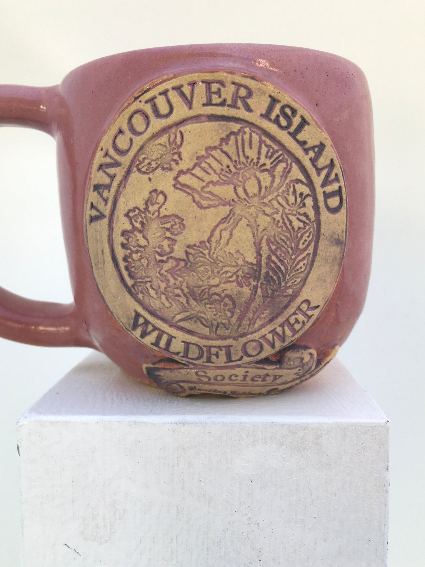 Vancouver Island Wildflower Society Mug (pink)