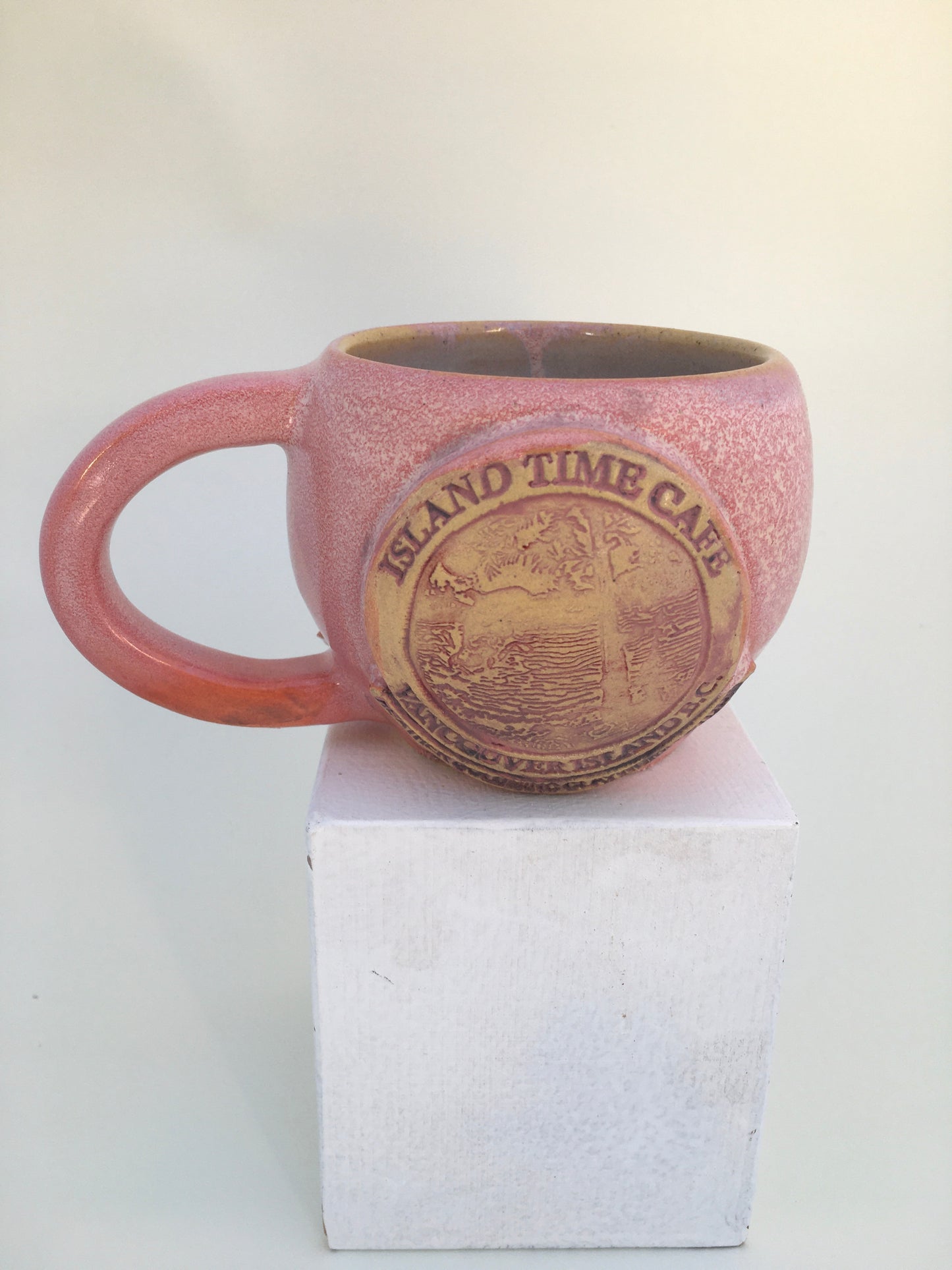 Island Time Cafe Mug (pink)