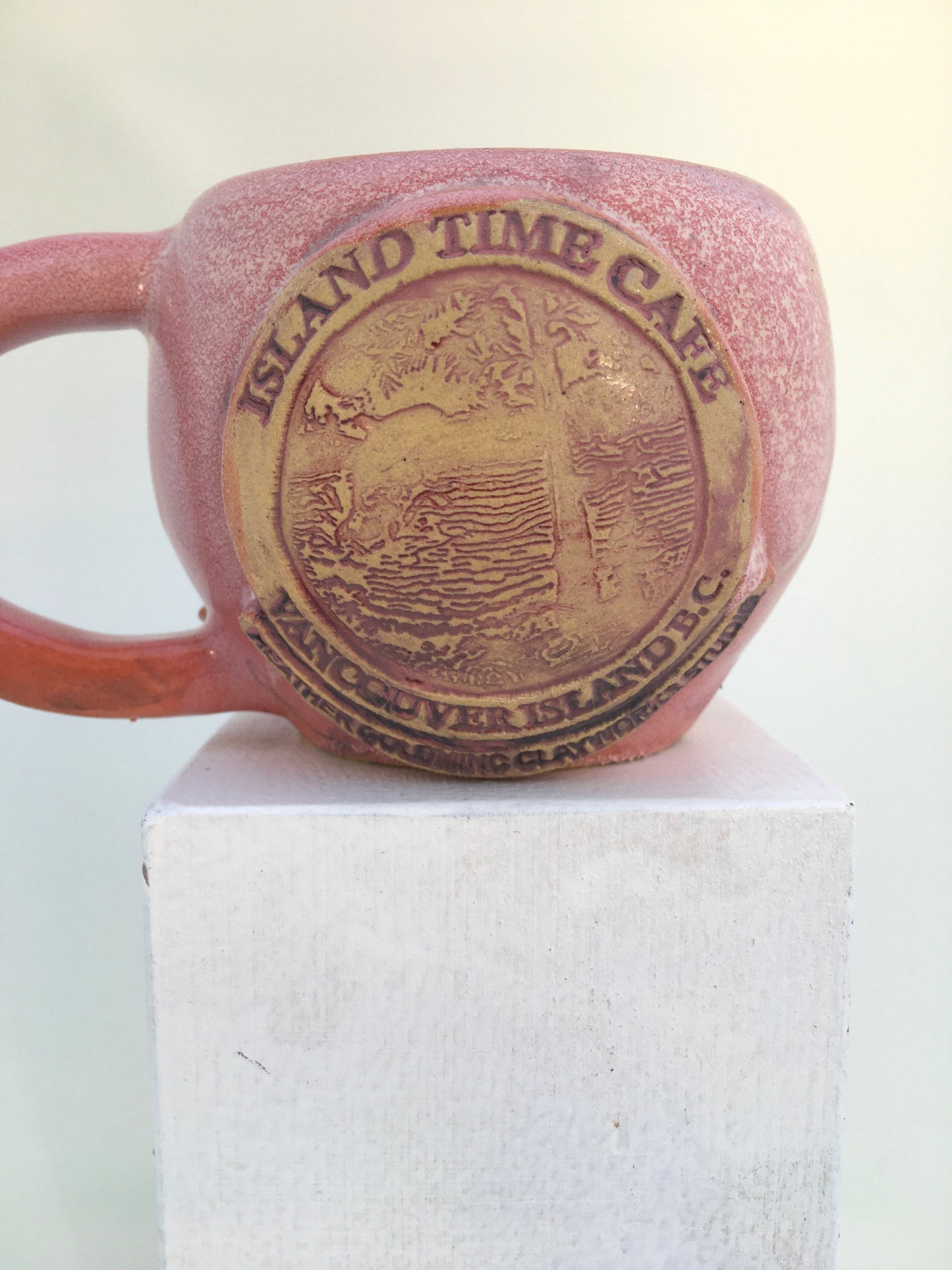 Island Time Cafe Mug (pink)