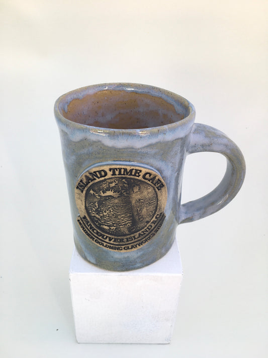 Island Time Cafe Mug Tall (blue/grey)