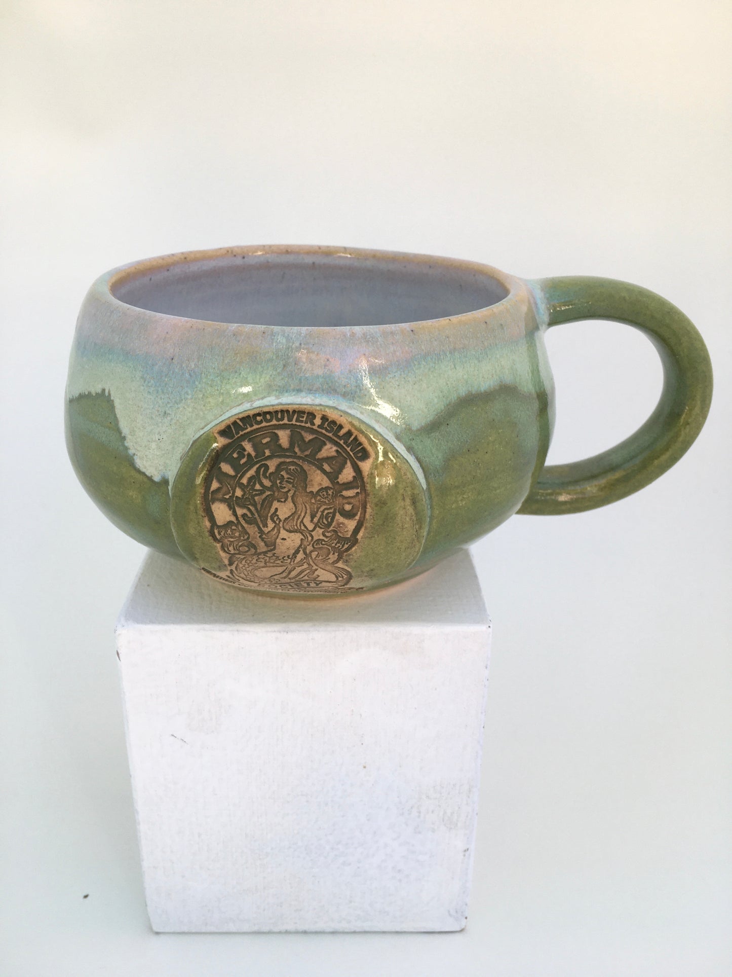 Vancouver Island Mermaid Society Mug (short green)