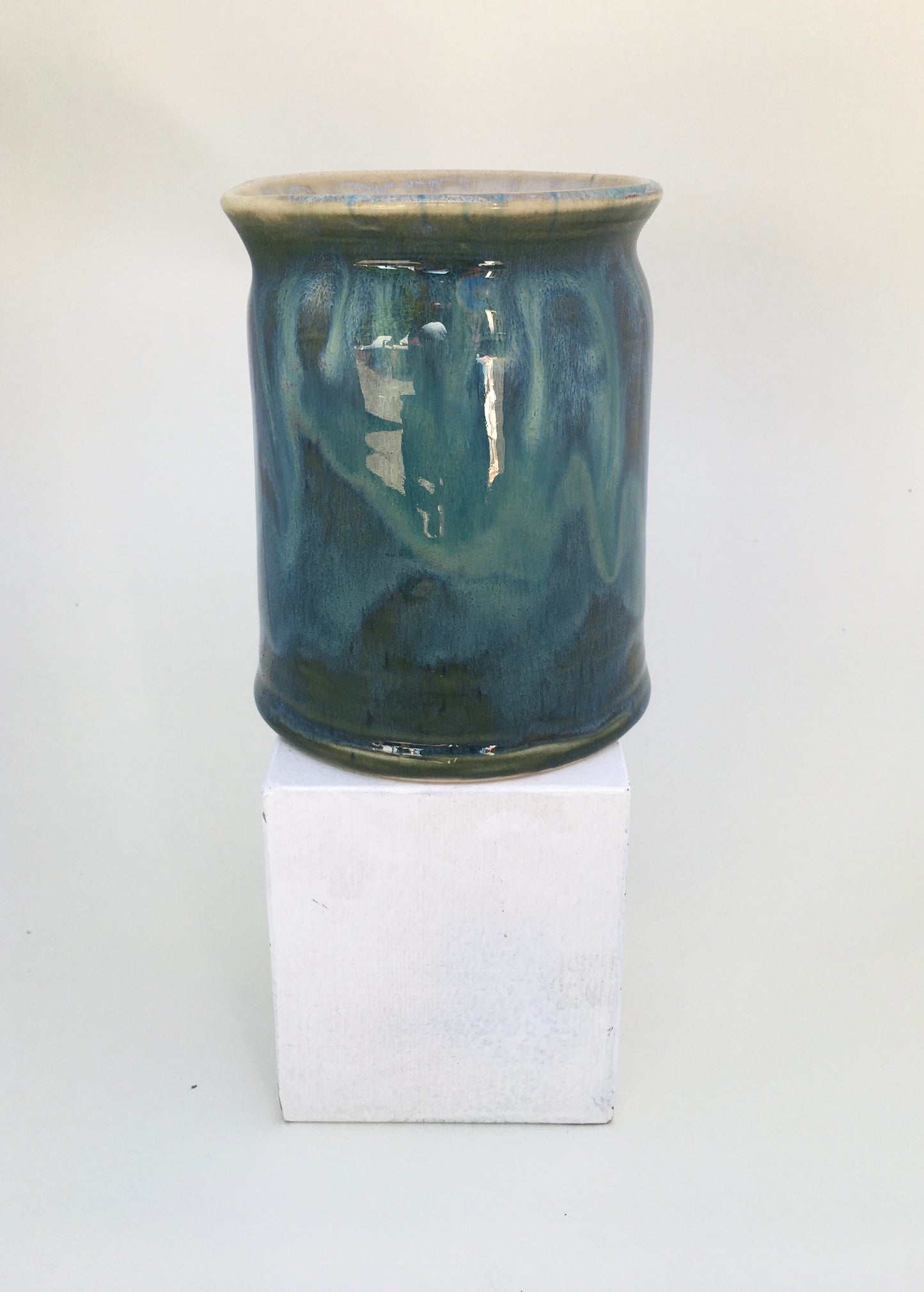 Tall Porcelain Stoneware Vessel