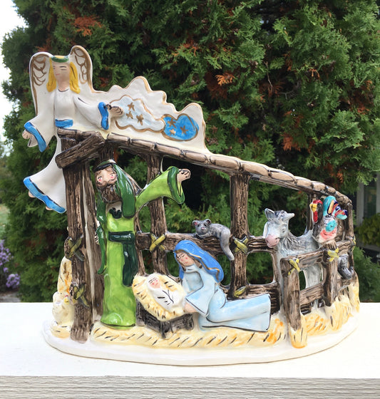 Bethlehem Nativity Tealight Holder