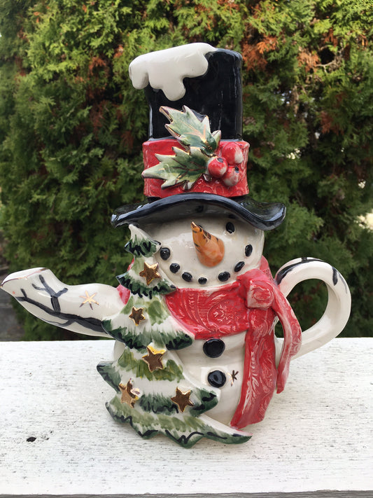 Snowman Teapot