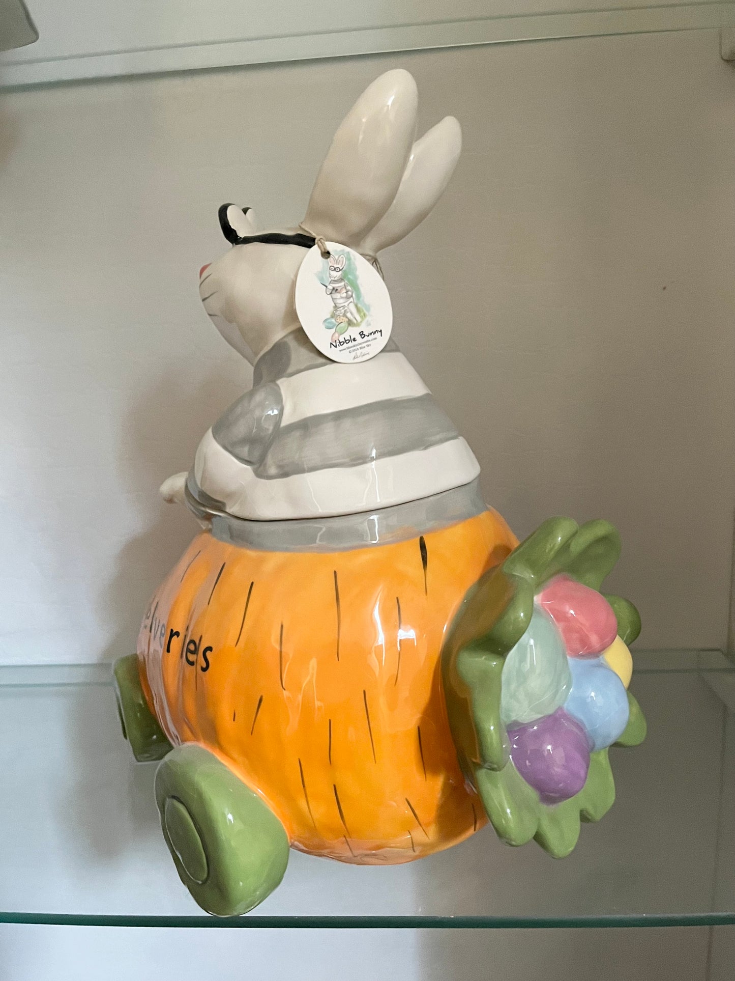 Bunny Carrot Car Cookie Jar