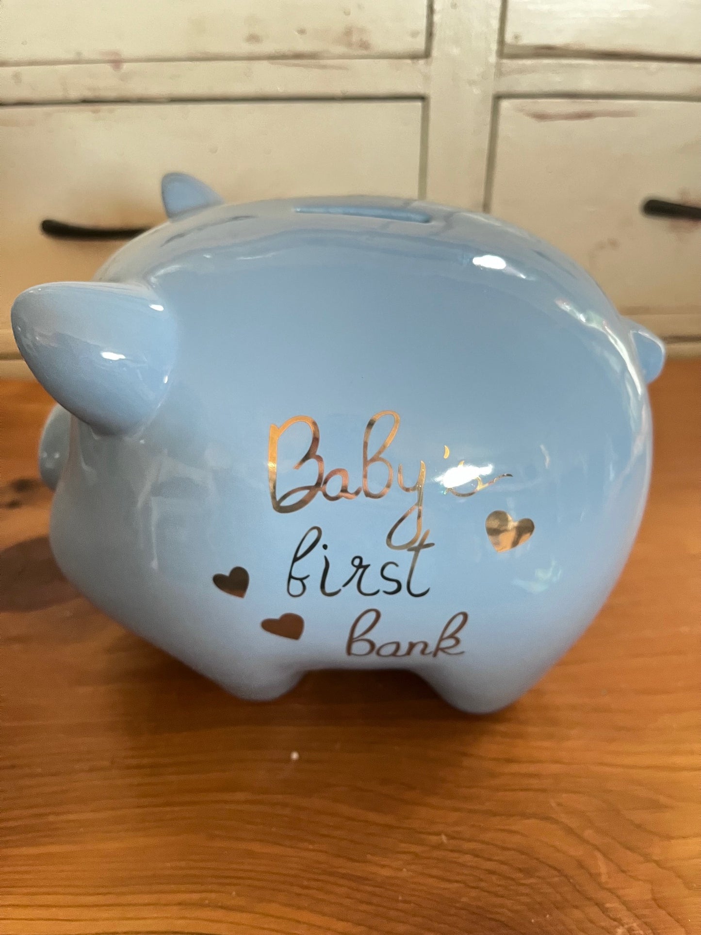 Blue Piggy Bank