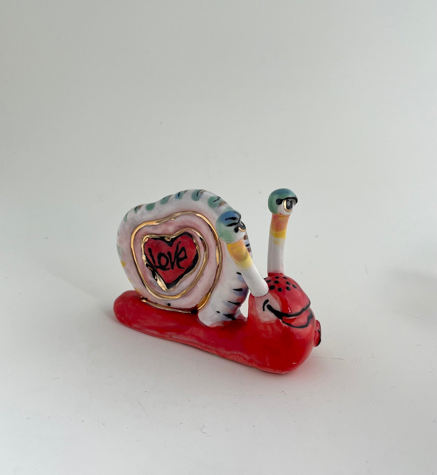 Valentine's Love Bug- Red Snail