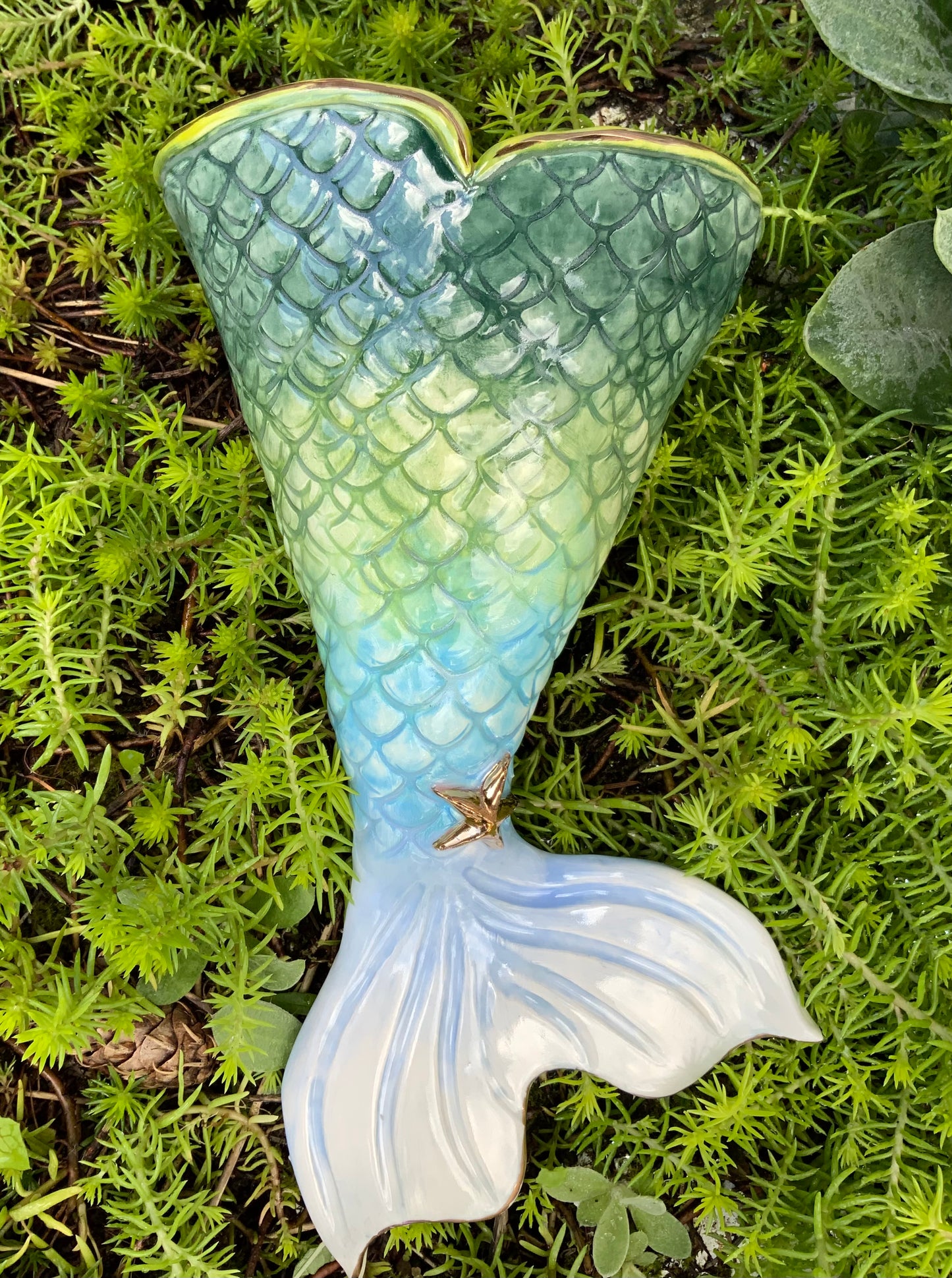 Mermaid and Whale Tail Planters