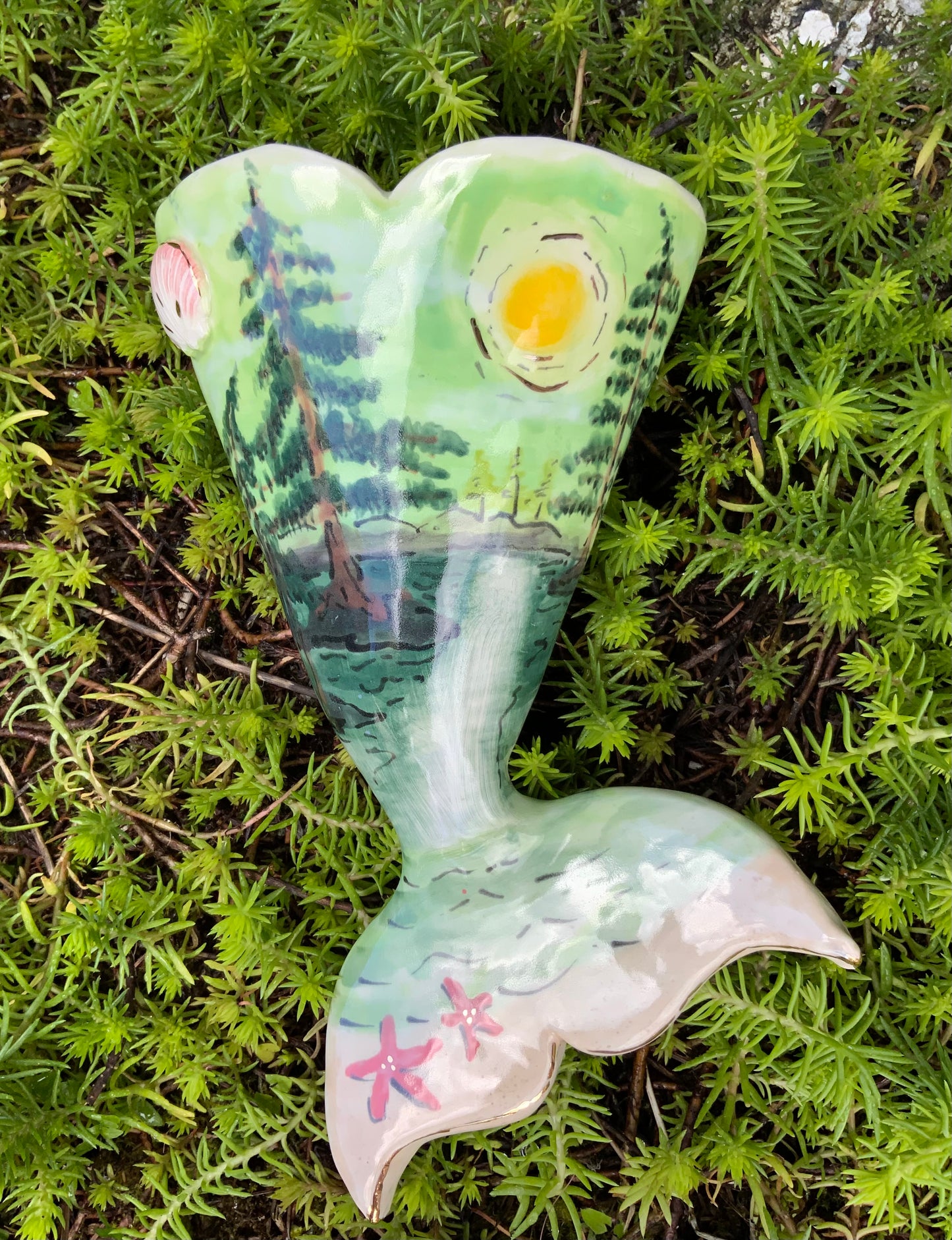 Mermaid and Whale Tail Planters