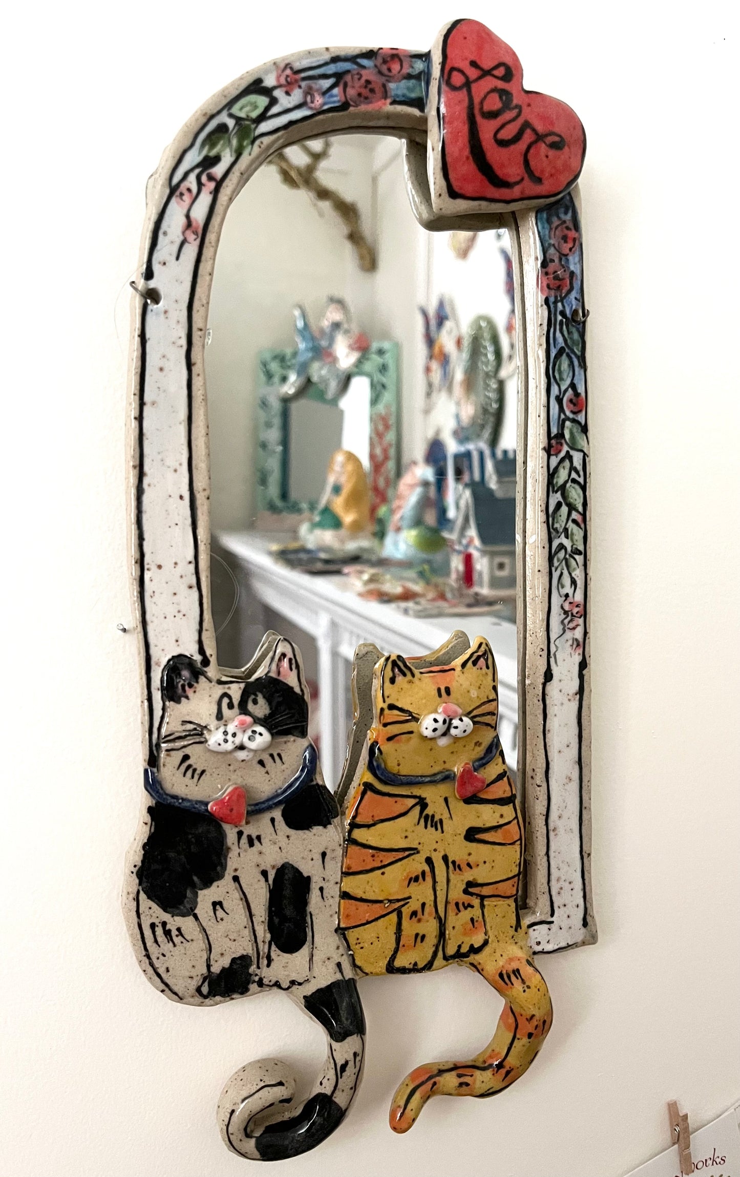 Summer Cat Mirror