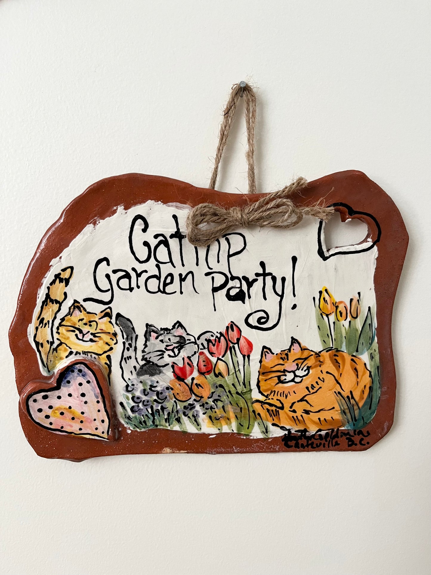 Catnip Garden Party Wall Hanging