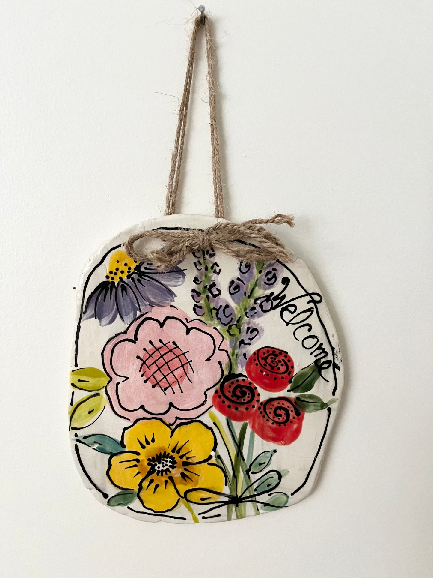 Summer Flowers Wall Hanging