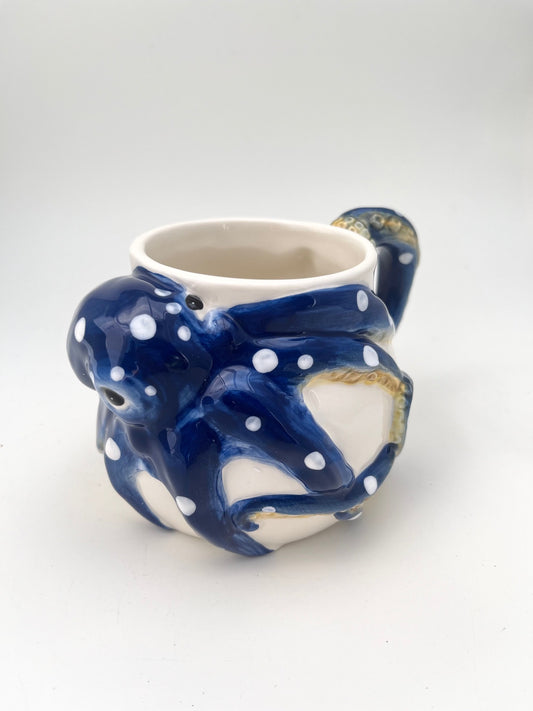 Blue Octopus Mug