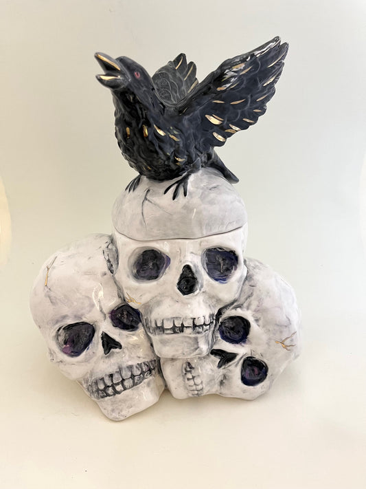 Reimagined Skull Cookie Jar