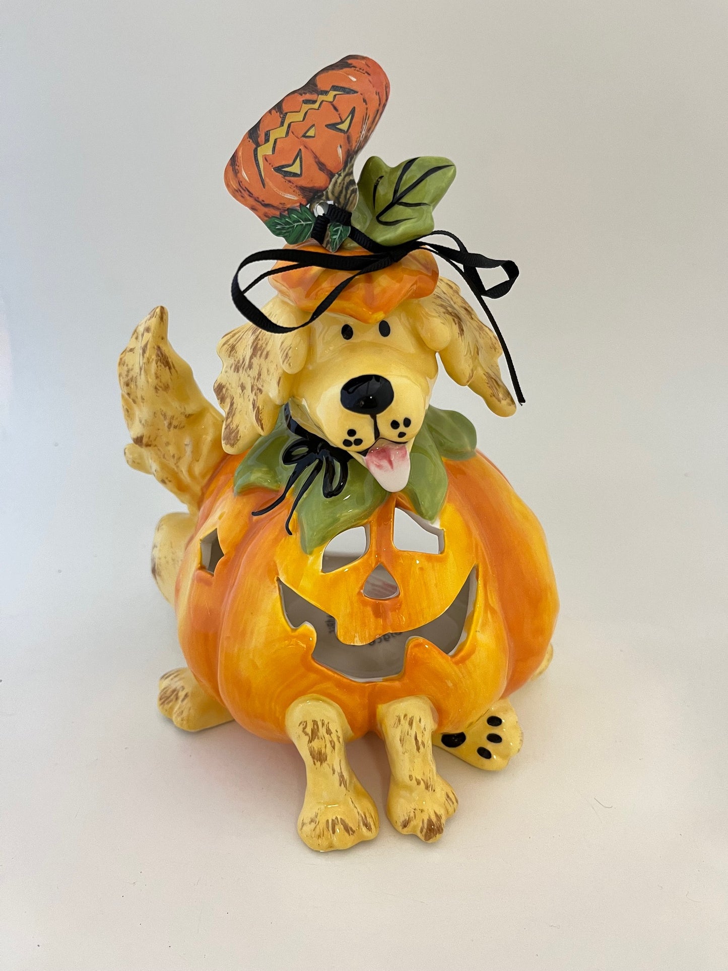 Pumpkin Dog Candle House